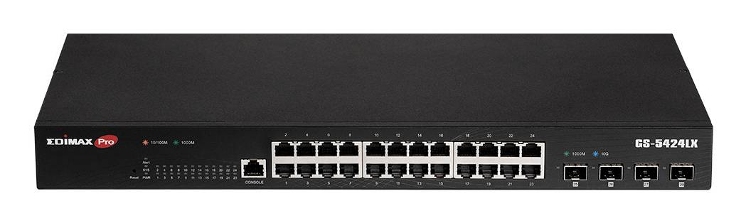 Edimax Pro GS-5424LX - Switch - Smart - 24 x 10/100/1000 + 4 x 10 Gigabit SFP+ (Uplink)-3