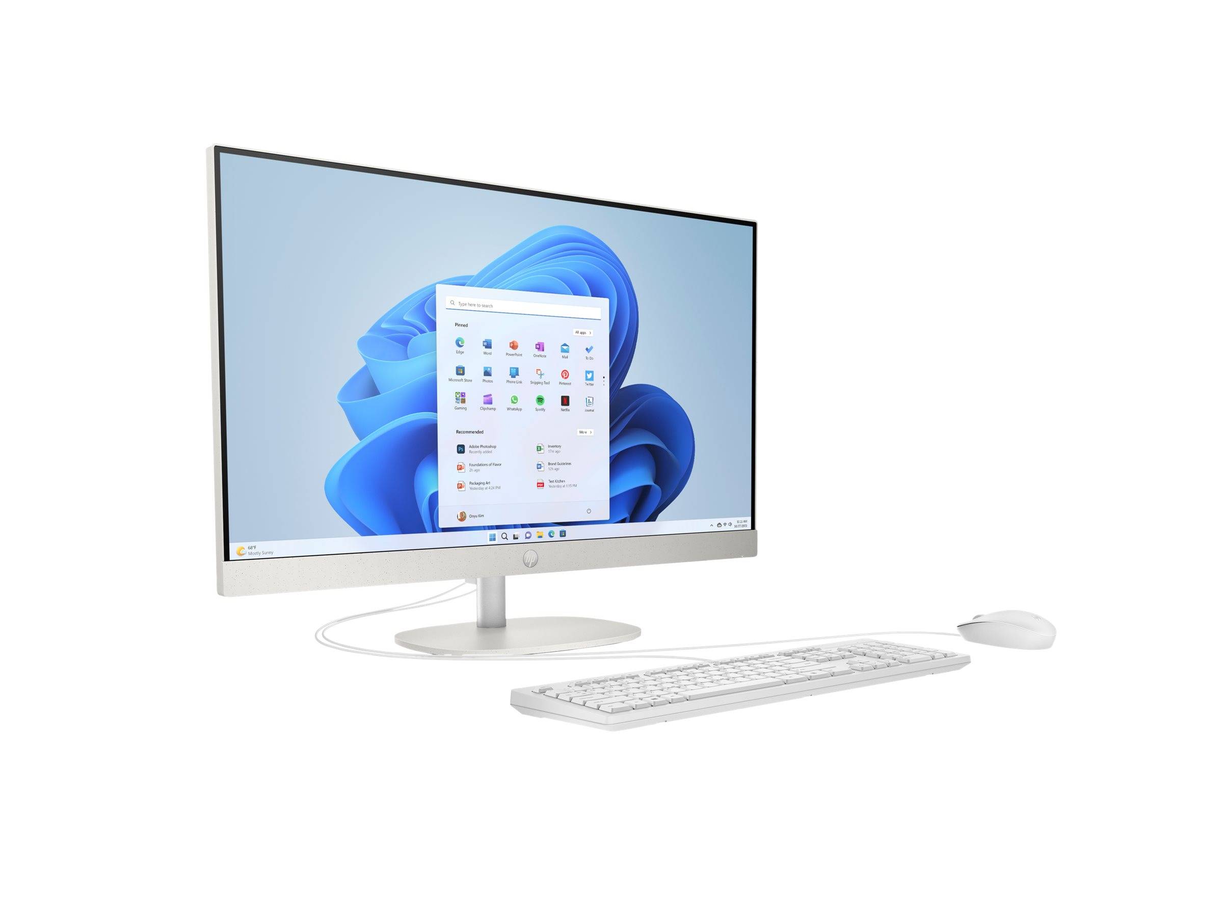 HP 27-cr0106ng - All-in-One (Komplettlösung) - Core i5 1335U - RAM 16 GB - SSD 512 GB - NVMe - Intel-2