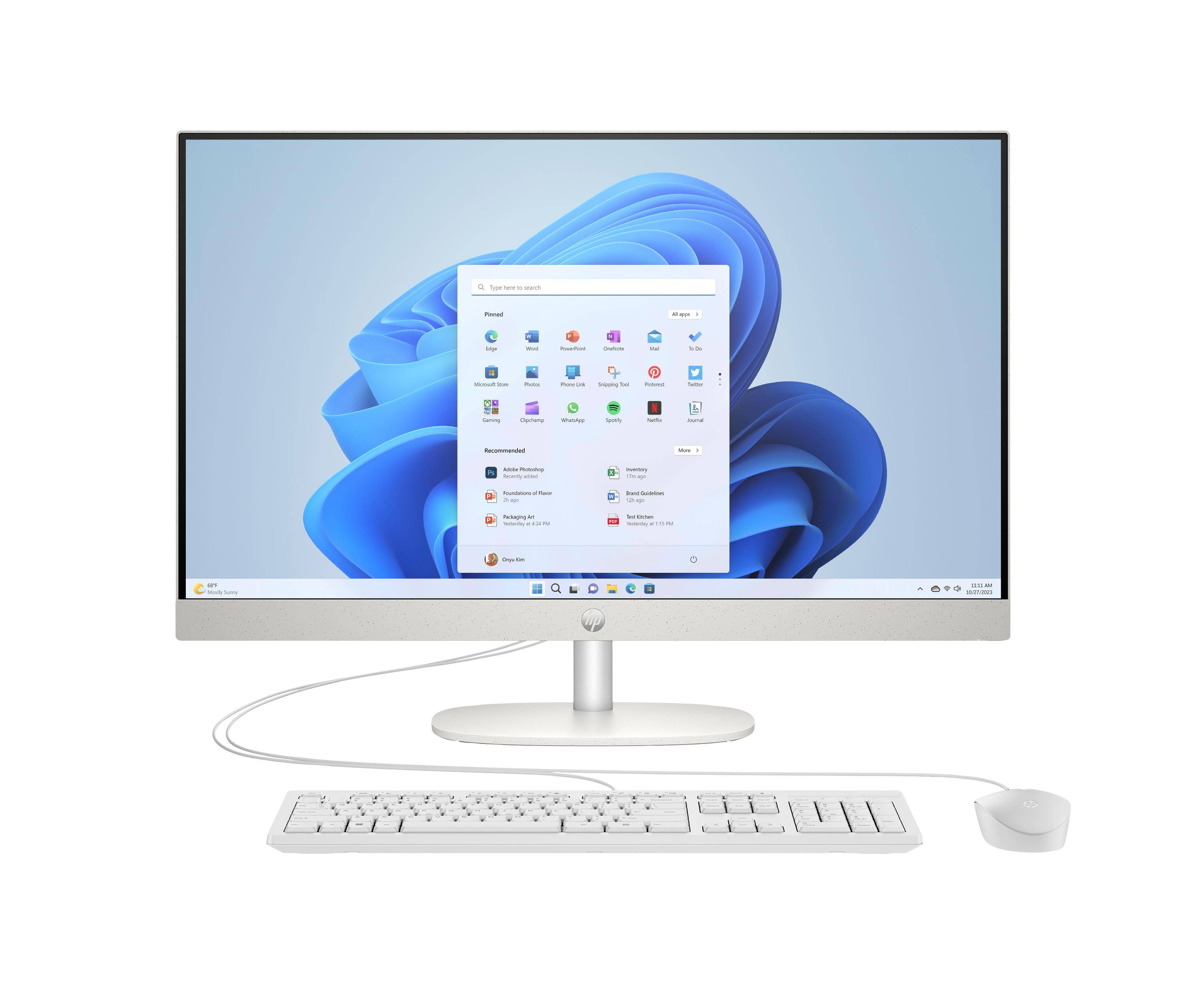 HP 27-cr0106ng - All-in-One (Komplettlösung) - Core i5 1335U - RAM 16 GB - SSD 512 GB - NVMe - Intel-3
