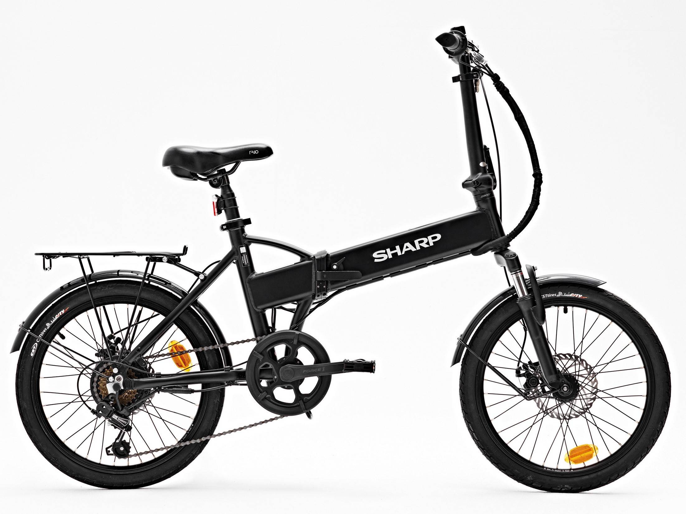 Sharp Klapp/Falt E-Bike 250W Motor App schwarz-0