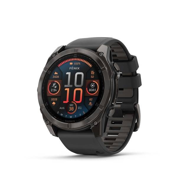 Garmin Fenix 8, 3,56 cm (1.4"), AMOLED, Touchscreen, 32 GB, GPS, 76 g-0