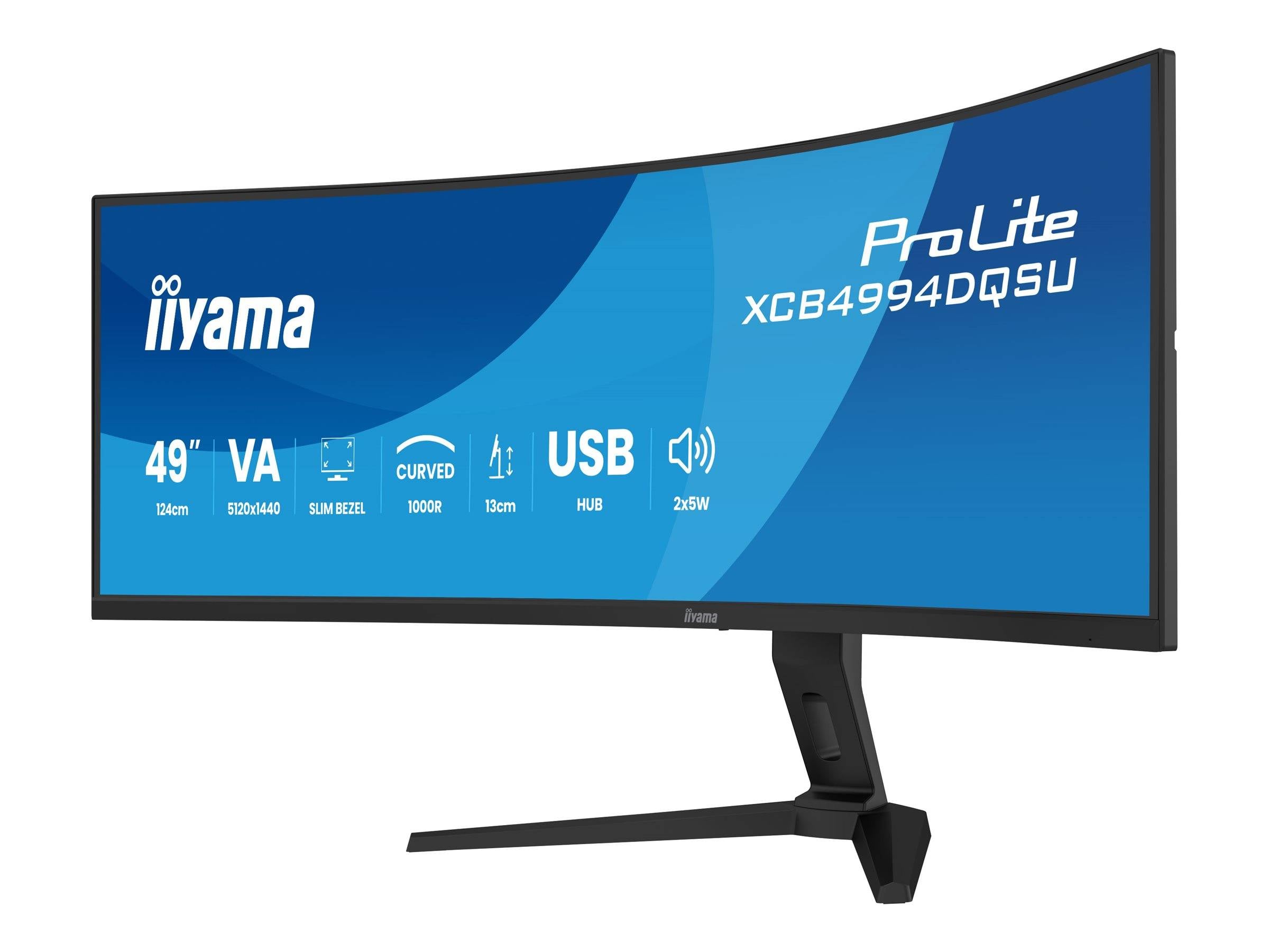 Iiyama ProLite XCB4994DQSU-B1 - LED-Monitor - gebogen - 124 cm (49")-1