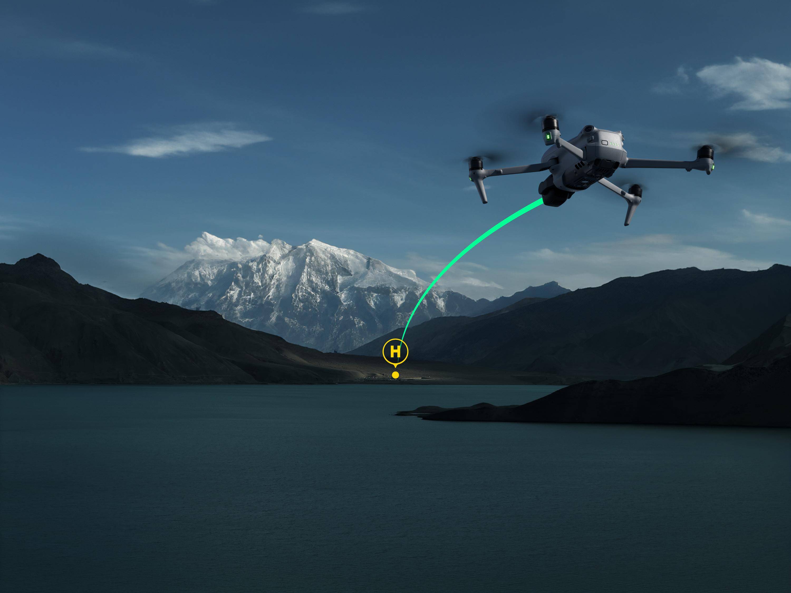 DJI Air 3s, 4 Rotoren, 50 MP, 3840 x 2160 Pixel, 27 m/s, 4276 mAh, Grau-1