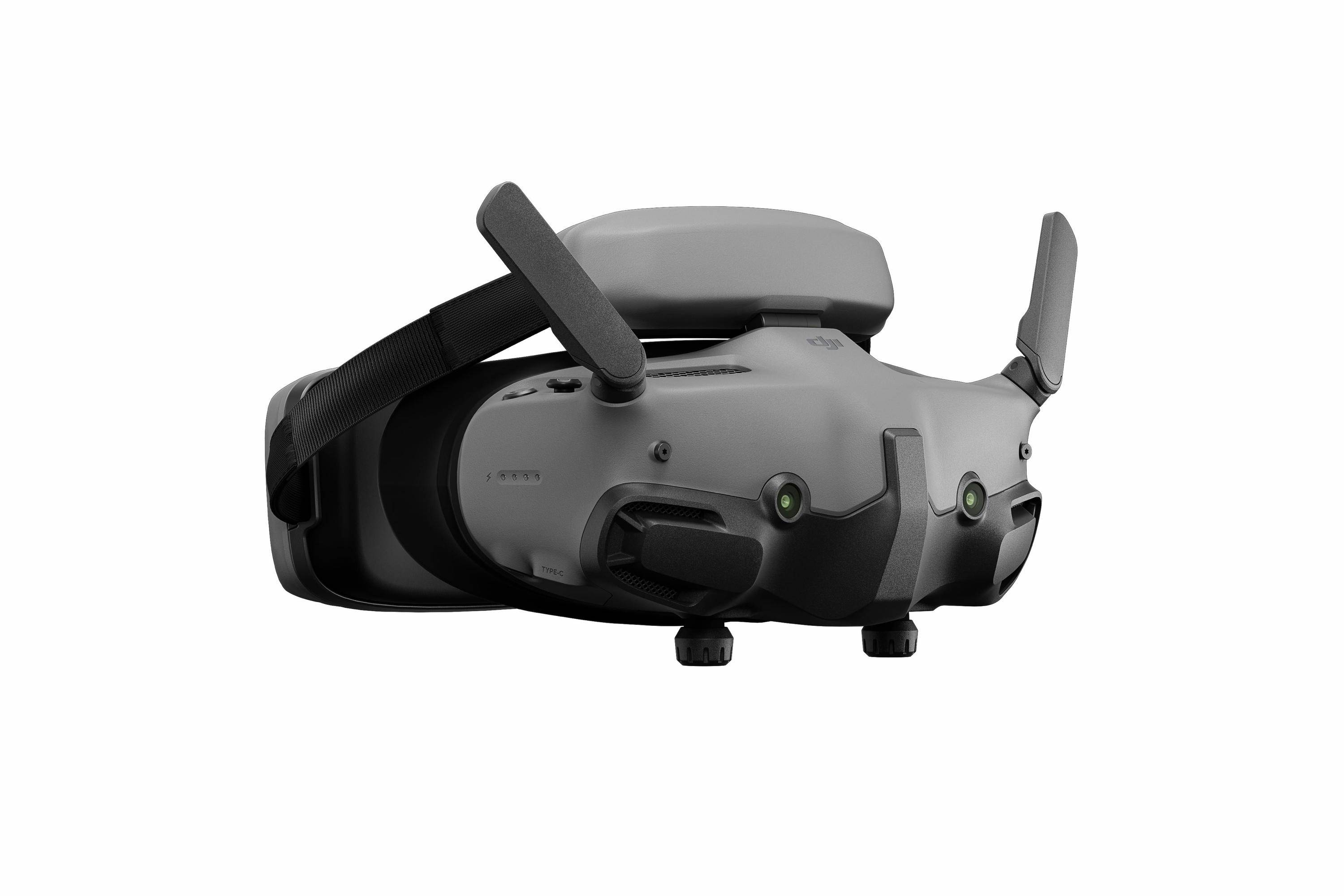 DJI Goggles 3, Dediziertes obenmontiertes Display, Schwarz, Grau, Einfarbig, 5,6 cm, 7,2 cm, 44°-1
