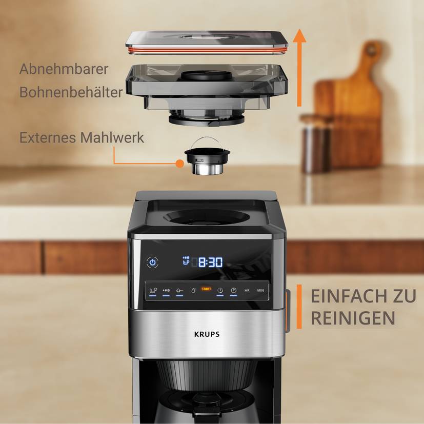 KRUPS - KT8428 Grind Aroma XL Filterkaffeemaschine-2