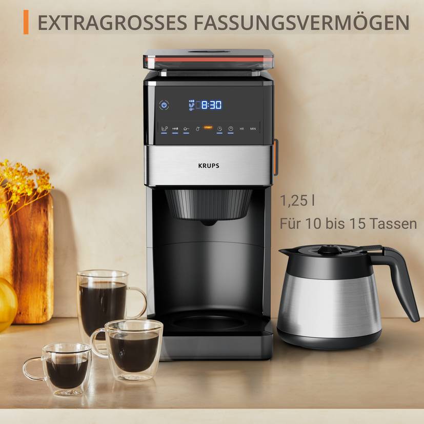 KRUPS - KT8428 Grind Aroma XL Filterkaffeemaschine-3