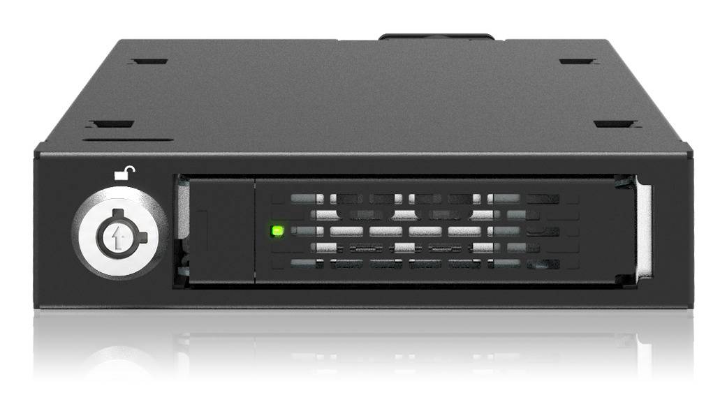 Icy Dock Mobile Rack 1x2.5'' u.2/u.3 NVMe SSD PCIe 5.0 black - HDD-Wechselrahmen-0