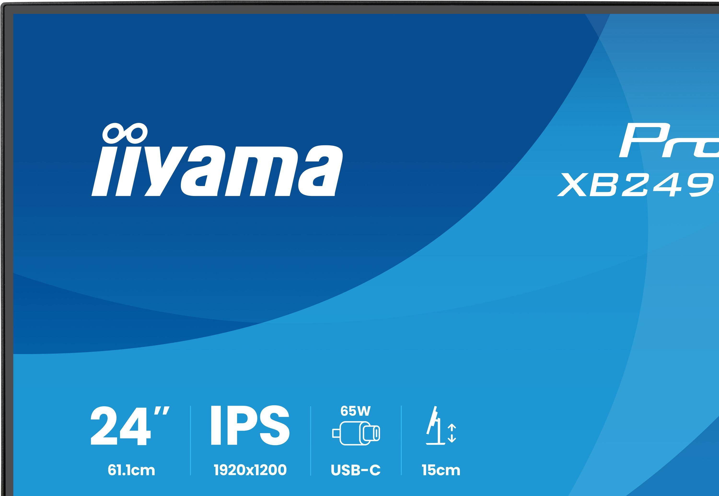 Iiyama 24 XB2495WSC-B1 HDMI USB-C - Flachbildschirm (TFT/LCD) - 61 cm-2