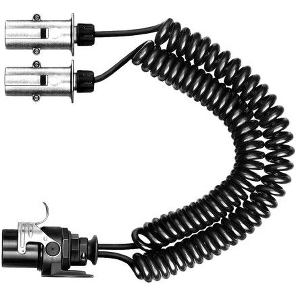Adapterkabel Anhängersteckdose von 15-polig auf 2x7-polig HELLA universell-0