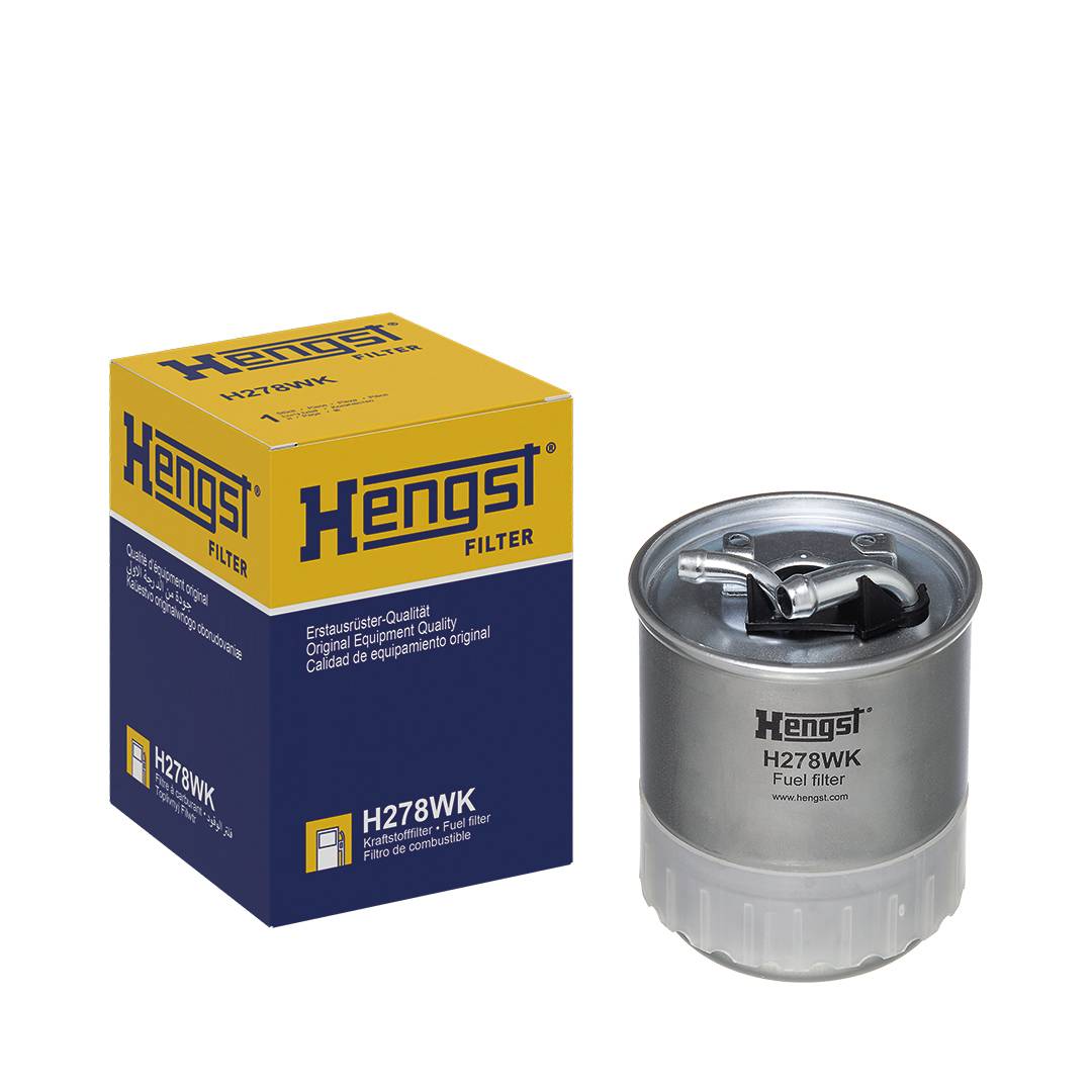 Kraftstoffleitungsfilter Ø87mm 129mm HENGST FILTER für MERCEDES E-KLASSE-1
