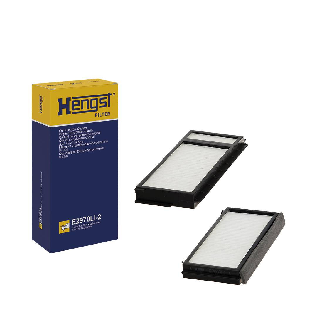 Pollenfilter Innenraum 236-99mm 22mm HENGST FILTER für u.a. MAZDA 5-0
