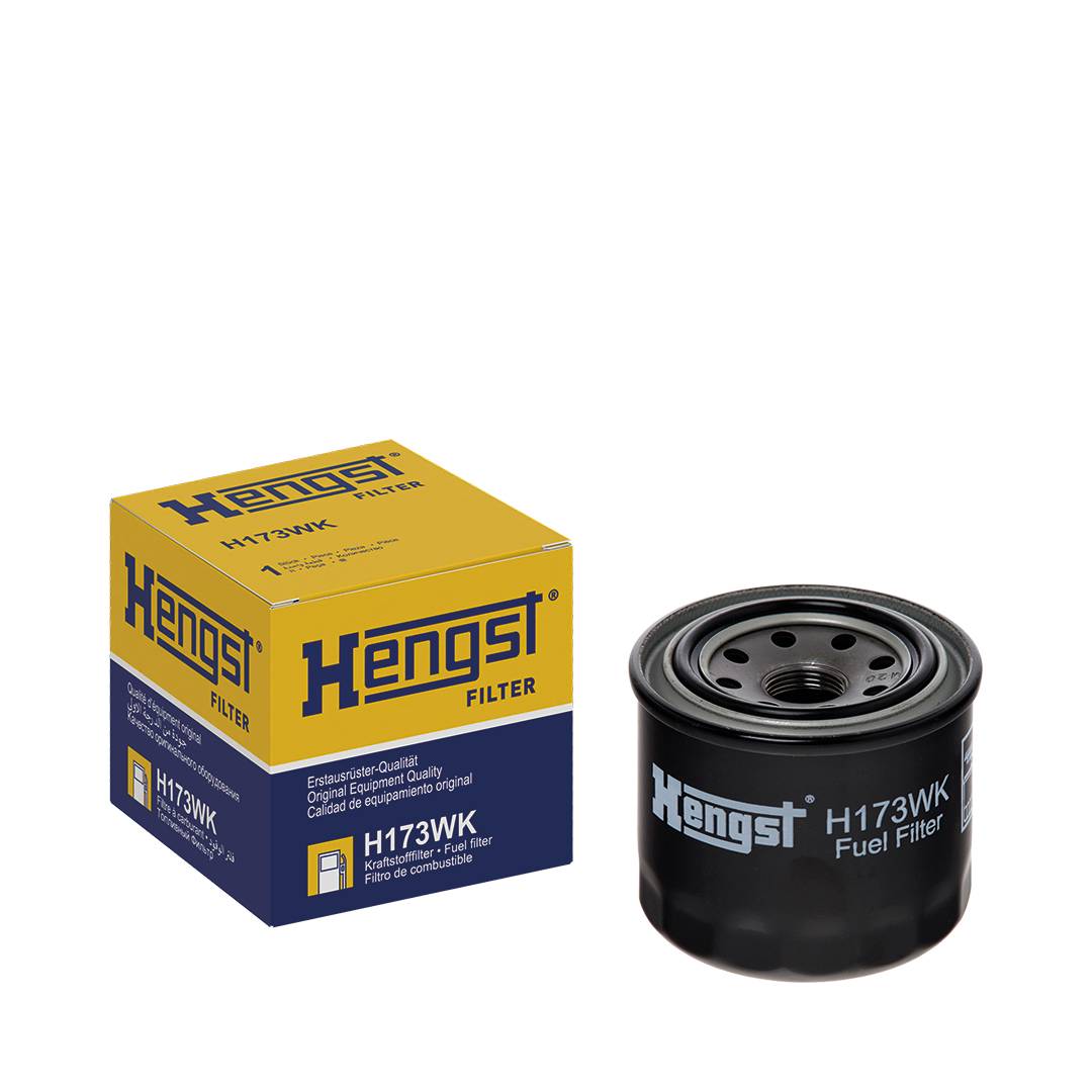 Kraftstofffilter anschraubbar Ø80mm 77mm HENGST FILTER für u.a. KUBOTA-1