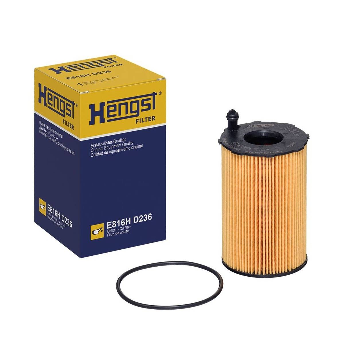 Ölfilter-Einsatz Ø29mm Ø76mm HENGST FILTER für u.a. AUDI A7 Sportback-1