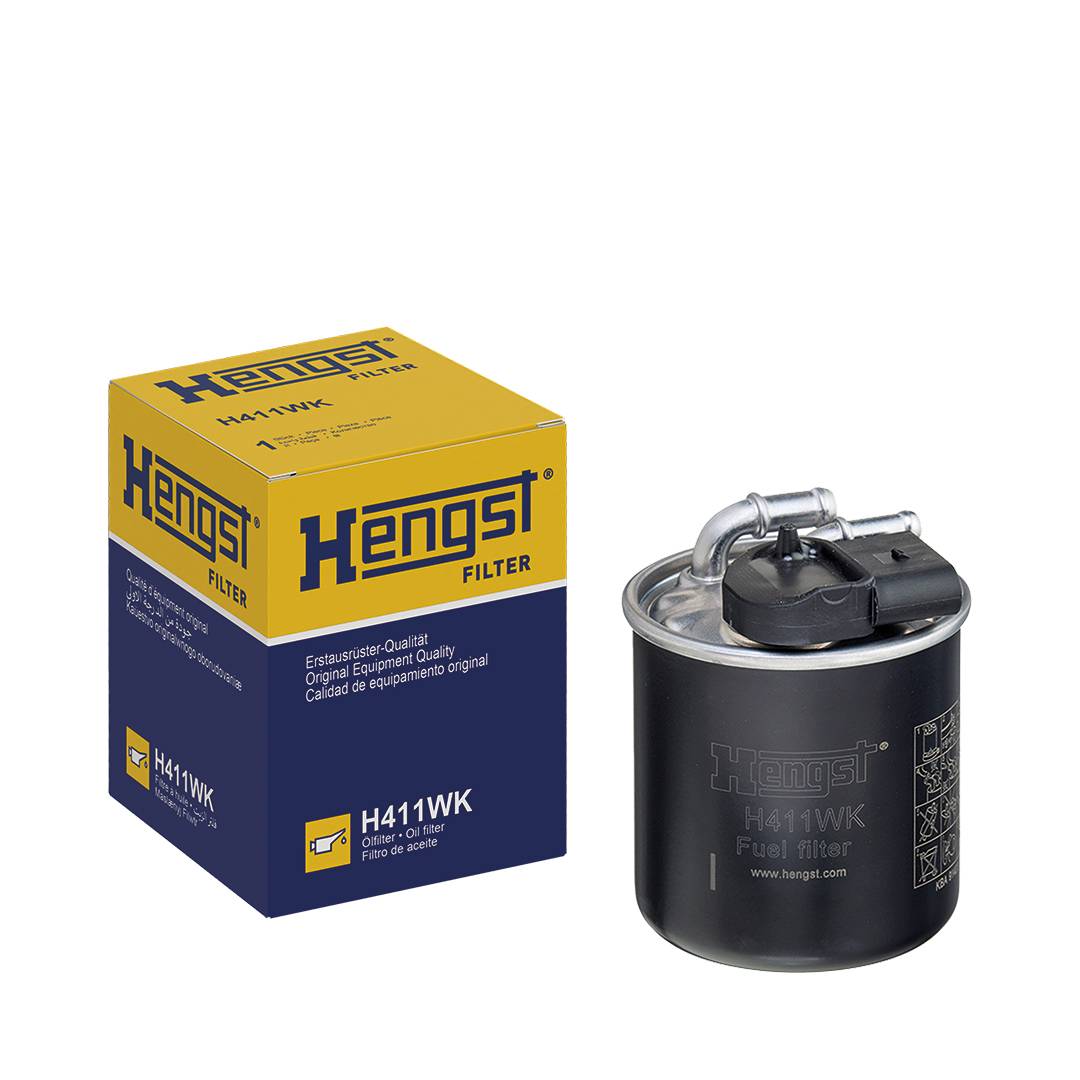 Kraftstoffleitungsfilter Ø87mm 125mm HENGST FILTER für u.a. MERCEDES-1