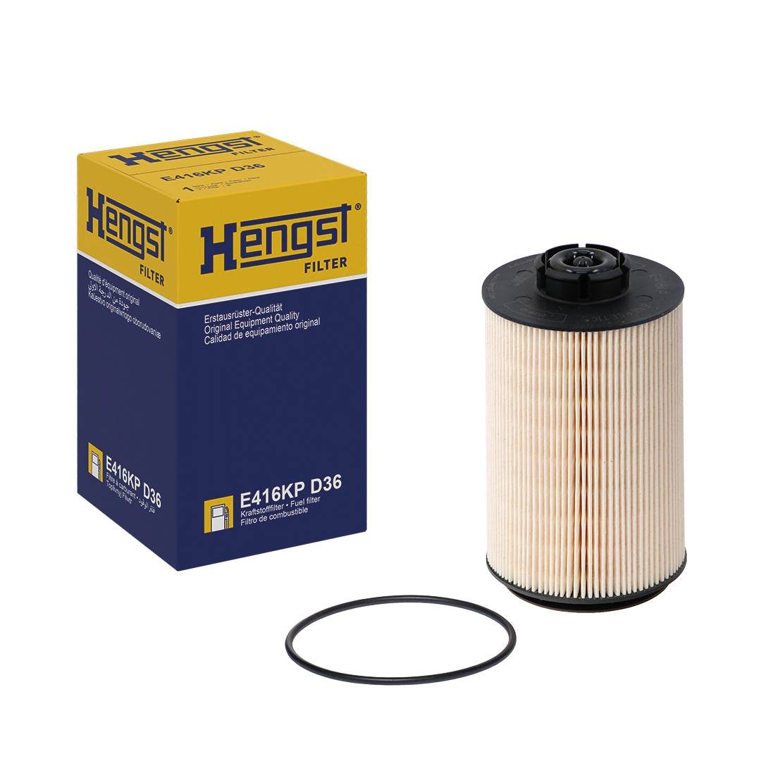 Kraftstofffilter-Einsatz Ø95mm 163mm HENGST FILTER für u.a. VOLVO FE-1
