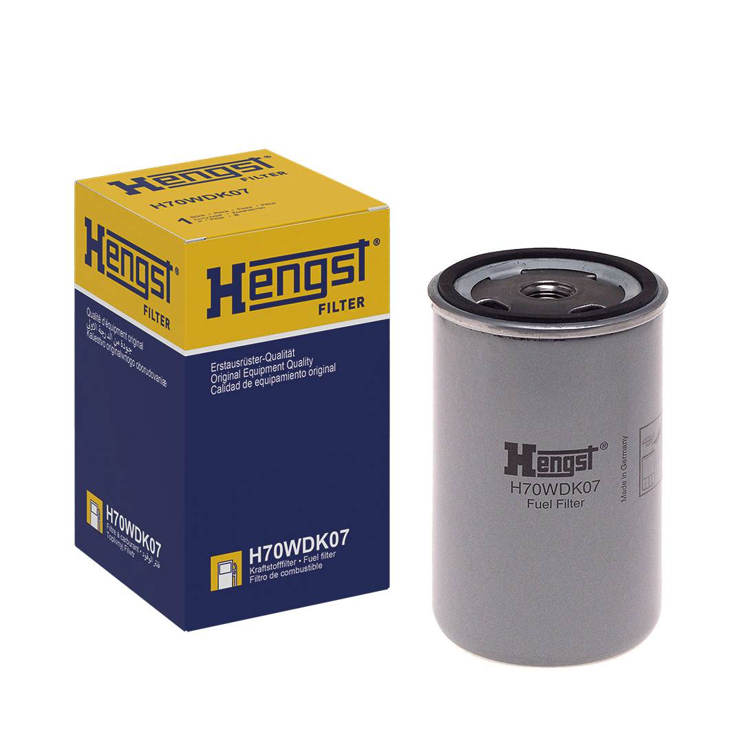 Kraftstofffilter anschraubbar Ø76mm 127mm HENGST FILTER für u.a. MAN L2000-1