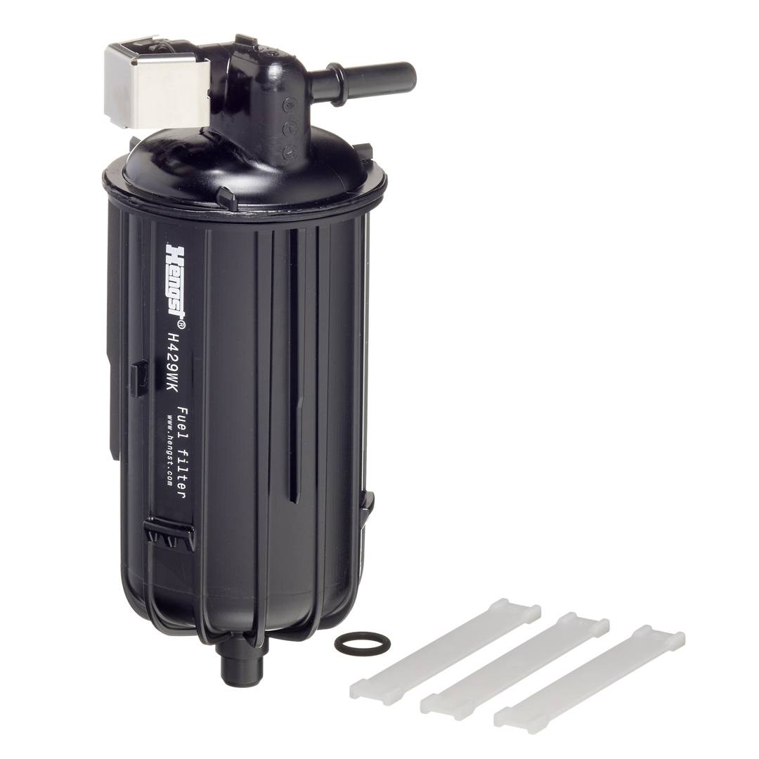 Kraftstoffleitungsfilter Ø70mm 164mm HENGST FILTER für u.a. AUDI A4 B8