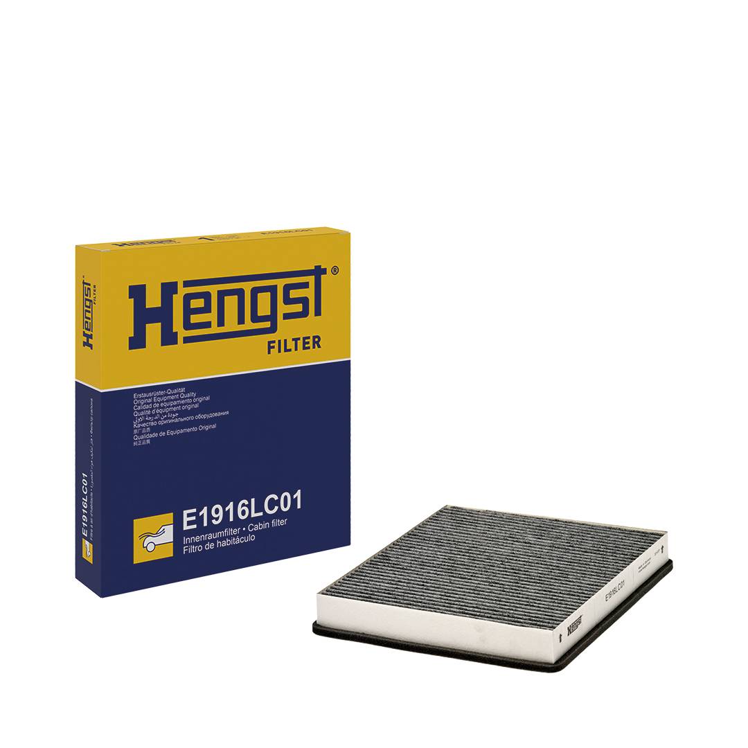 Innenraumfilter Aktivkohle 285-243mm 37mm HENGST FILTER für u.a. VOLVO S60 I-1