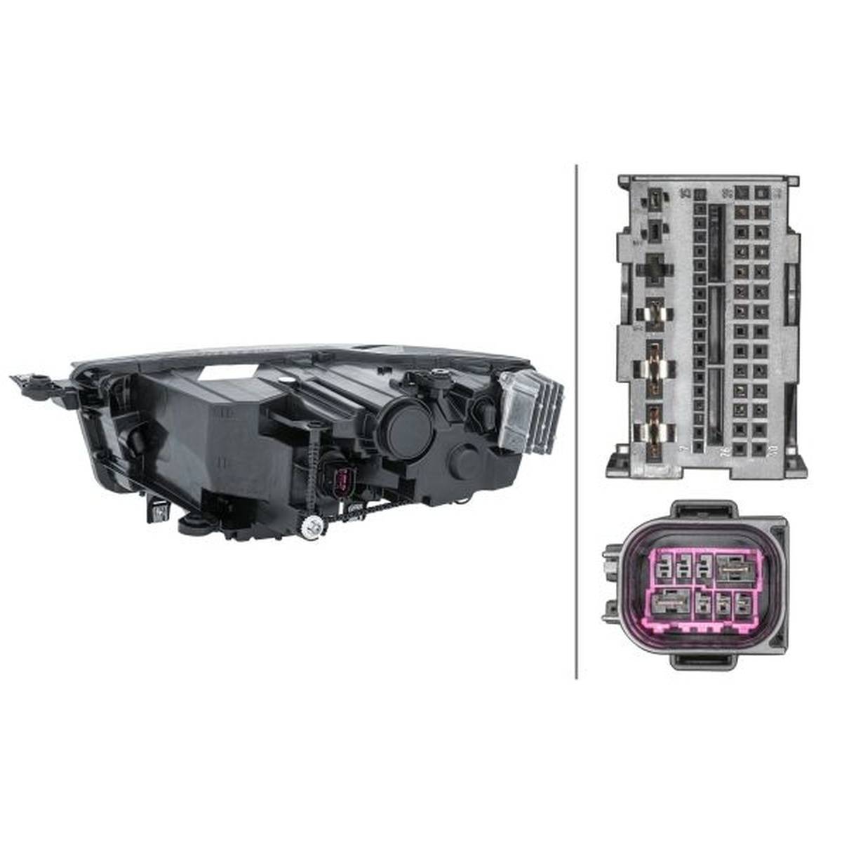 Hauptscheinwerfer rechts 12 V LED HELLA passend für SEAT ATECA-1