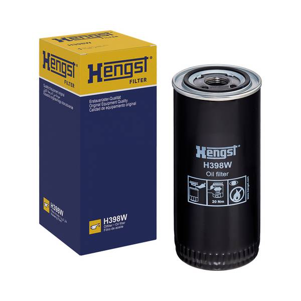 Ölfilter anschraubbar Ø62mm Ø93mm HENGST FILTER für u.a. DEUTZ-FAHR AGROTRON
