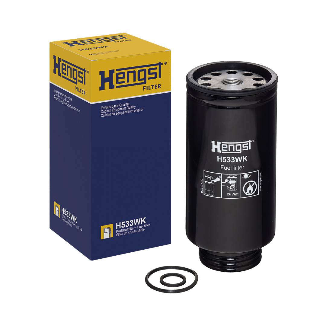 Kraftstofffilter anschraubbar Ø109mm 238mm HENGST FILTER für u.a. CATERPILLAR-1