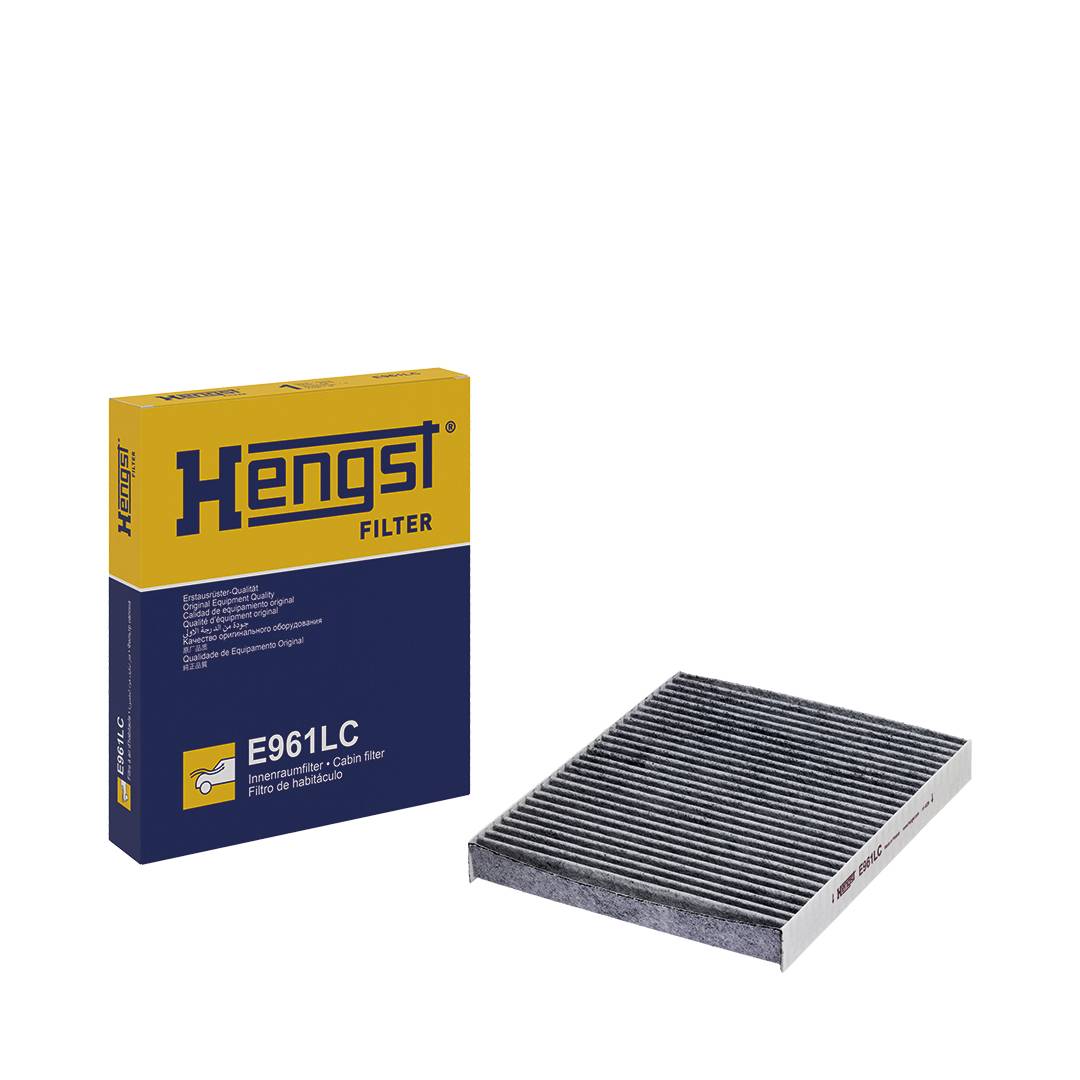 Innenraumfilter Aktivkohle 252-217mm 31mm HENGST FILTER für u.a. MERCEDES-BENZ-0