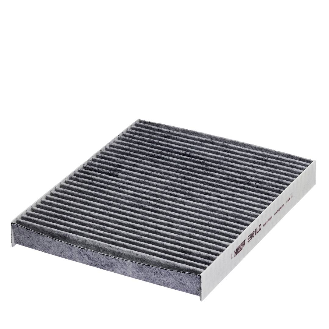 Innenraumfilter Aktivkohle 252-217mm 31mm HENGST FILTER für u.a. MERCEDES-BENZ-1