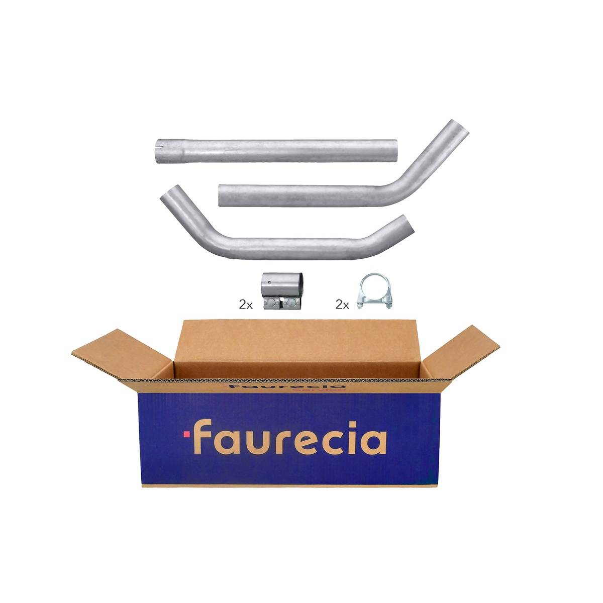 Abgasrohr Mitte FAURECIA Aftermarket-Expertise für u.a. PEUGEOT 407-1