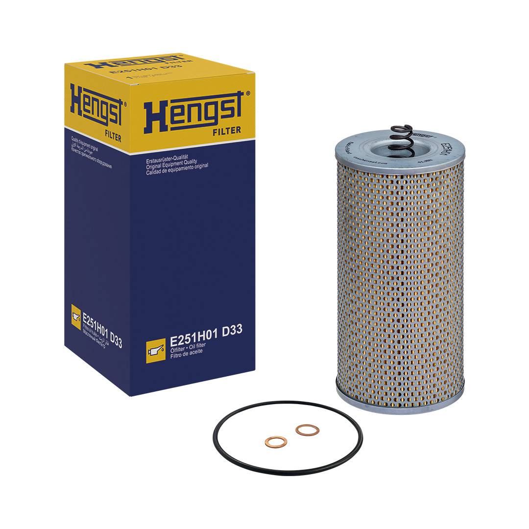 Ölfilter Ø14mm Ø120mm HENGST FILTER Ersatzfilter Traktor für MTU-1