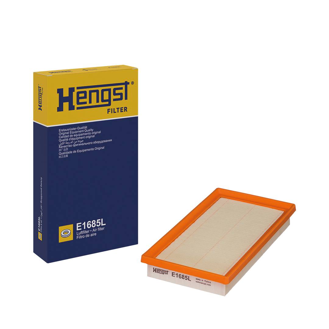Luftfilter-Einsatz 270-151mm HENGST FILTER passend für u.a. LEXUS RX-1