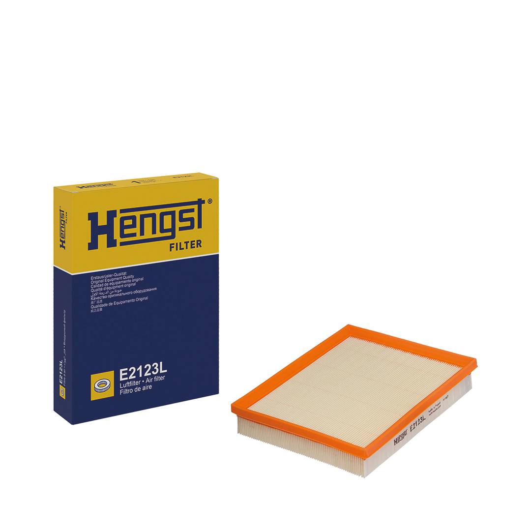 Luftfilter-Einsatz 242-200mm HENGST FILTER passend für u.a. OPEL ASTRA K-1