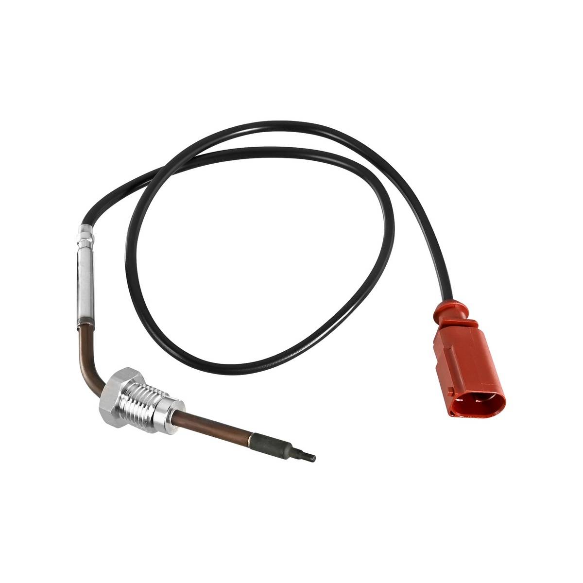 Sensor Abgastemperatur geschraubt 2-polig 530 mm Kabel HELLA für AUDI A8-0