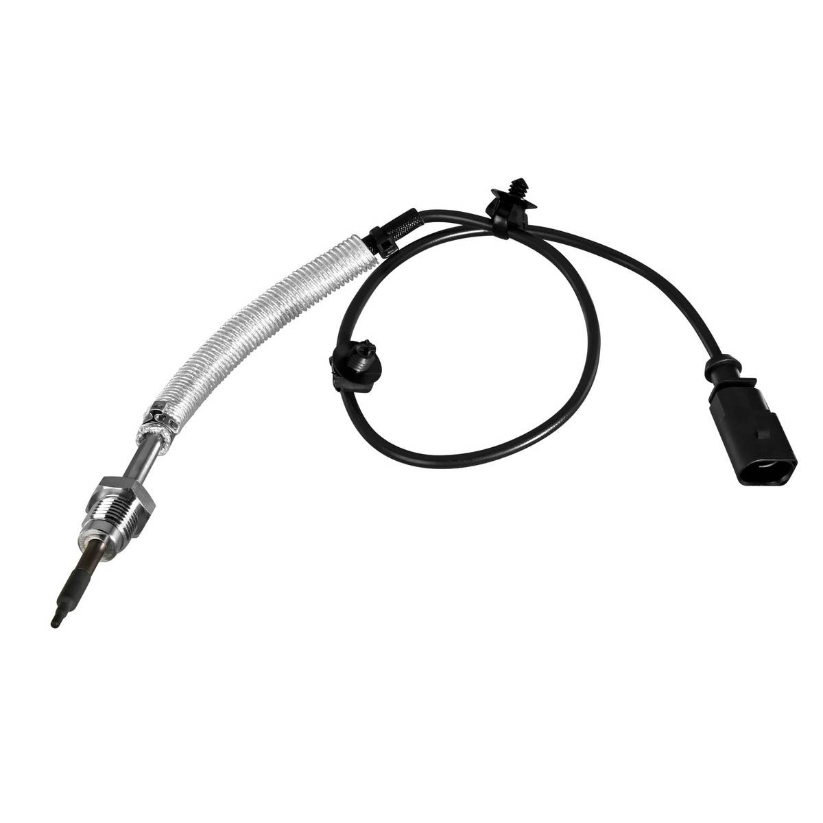 Sensor Abgastemperatur geschraubt 2-polig 540 mm Kabel HELLA für u.a. AUDI A4-1
