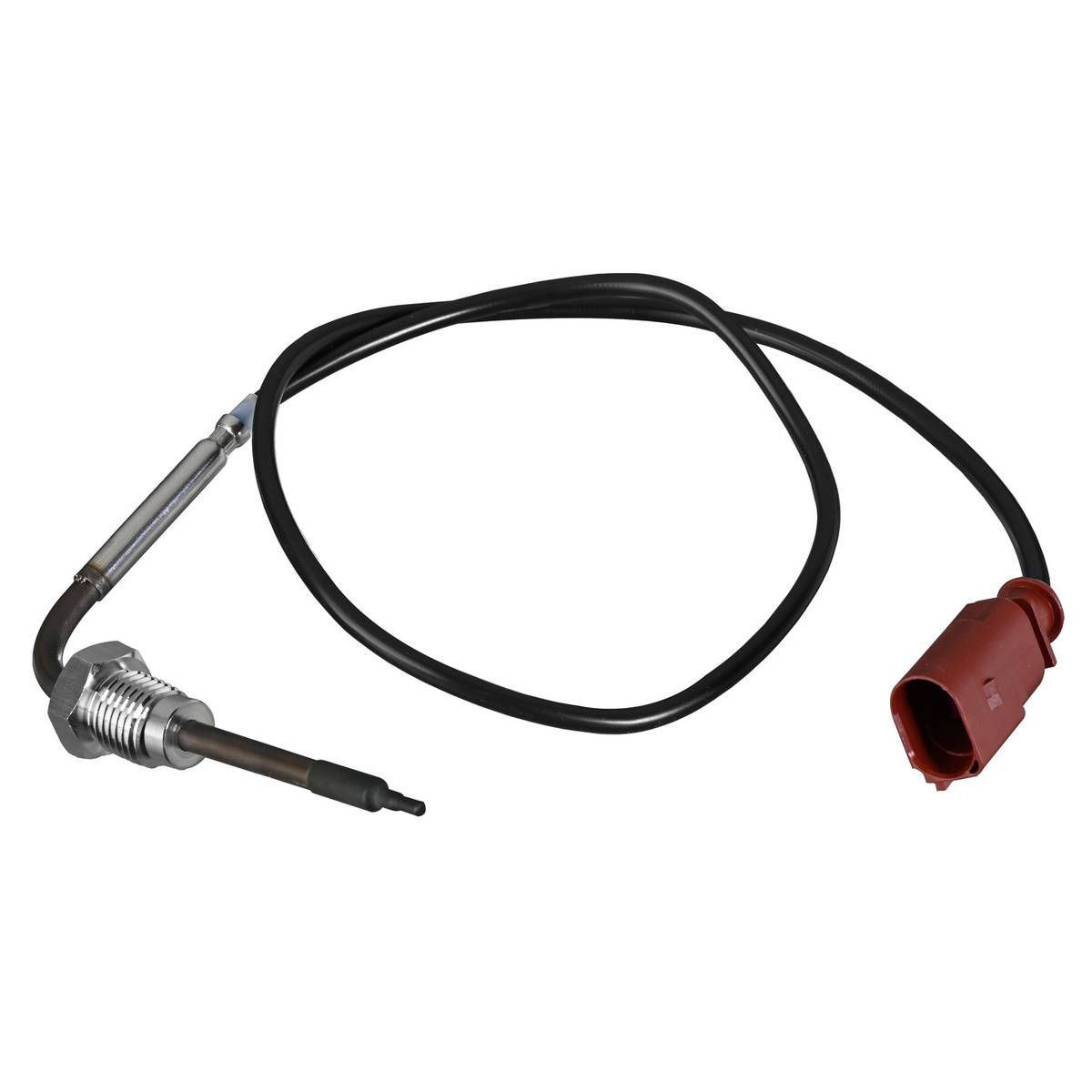 Sensor Abgastemperatur geschraubt 2-polig 540 mm Kabel HELLA für AUDI Q7-1
