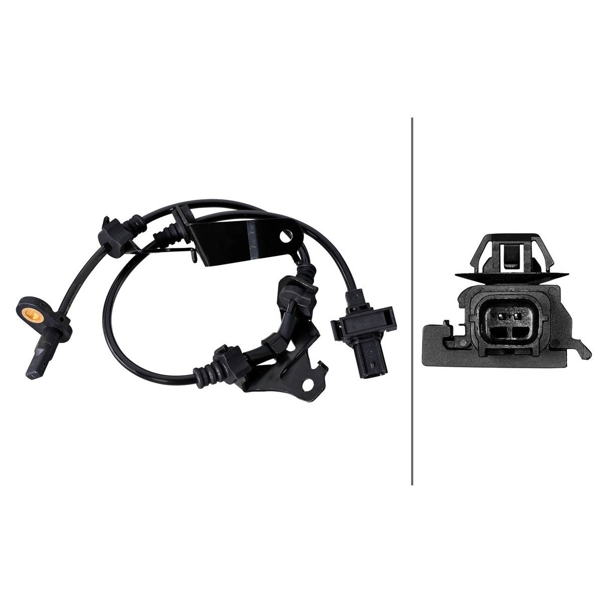 Sensor Raddrehzahl 2-polig Hallsensor 605 mm Kabel HELLA für u.a. HONDA ACCORD-3