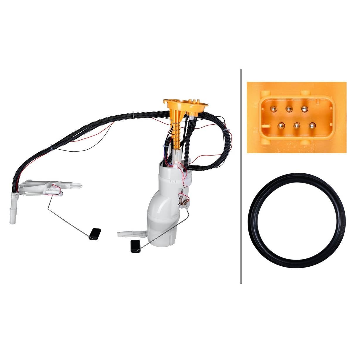 Kraftstoff-Fördereinheit elektrisch 6-polig HELLA für LAND ROVER III-4