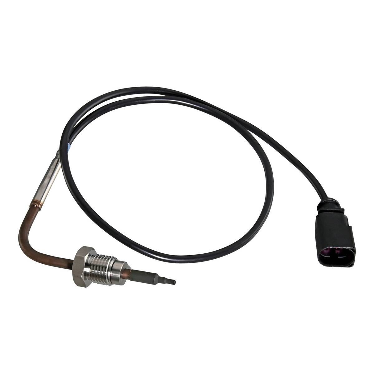 Sensor Abgastemperatur geschraubt 2-polig 590 mm Kabel HELLA für AUDI A8-0
