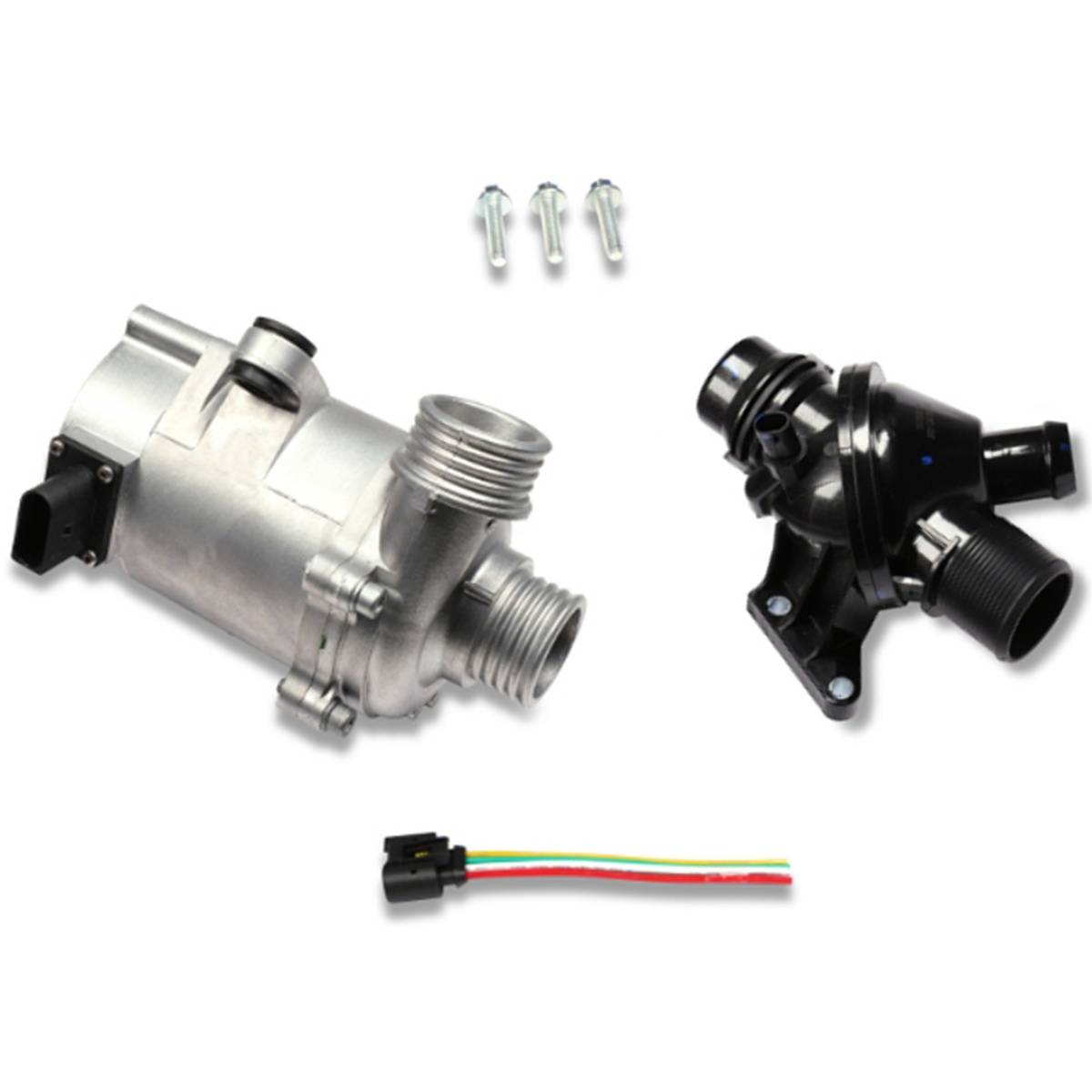 Wasserpumpe Motorkühlung elektrisch mit Schrauben PARTSTEC für u.a. BMW 1er-0