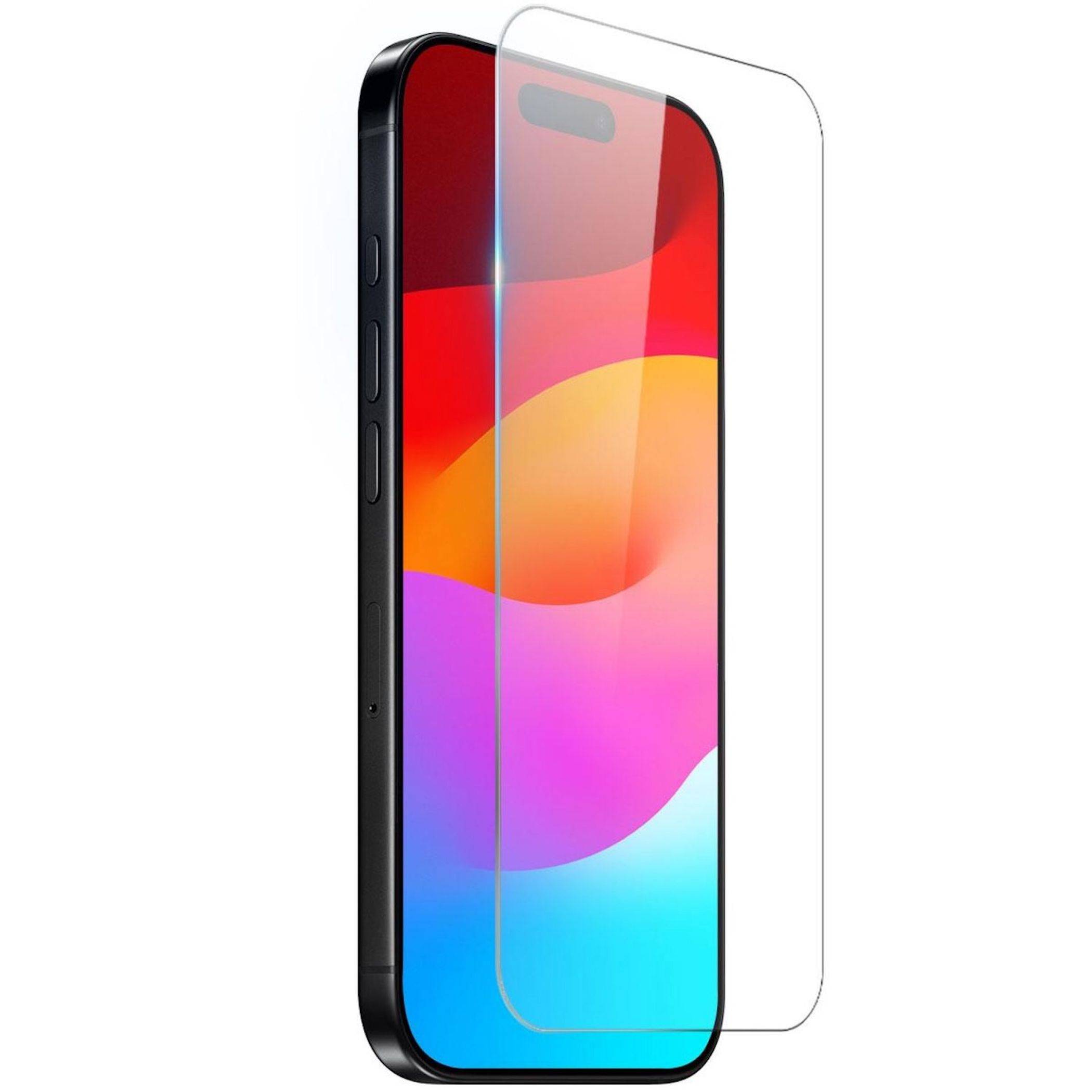 Silikon Handyhülle + 9H Schutzglas für Apple iPhone 18 Pro TPU Set Transparent-2