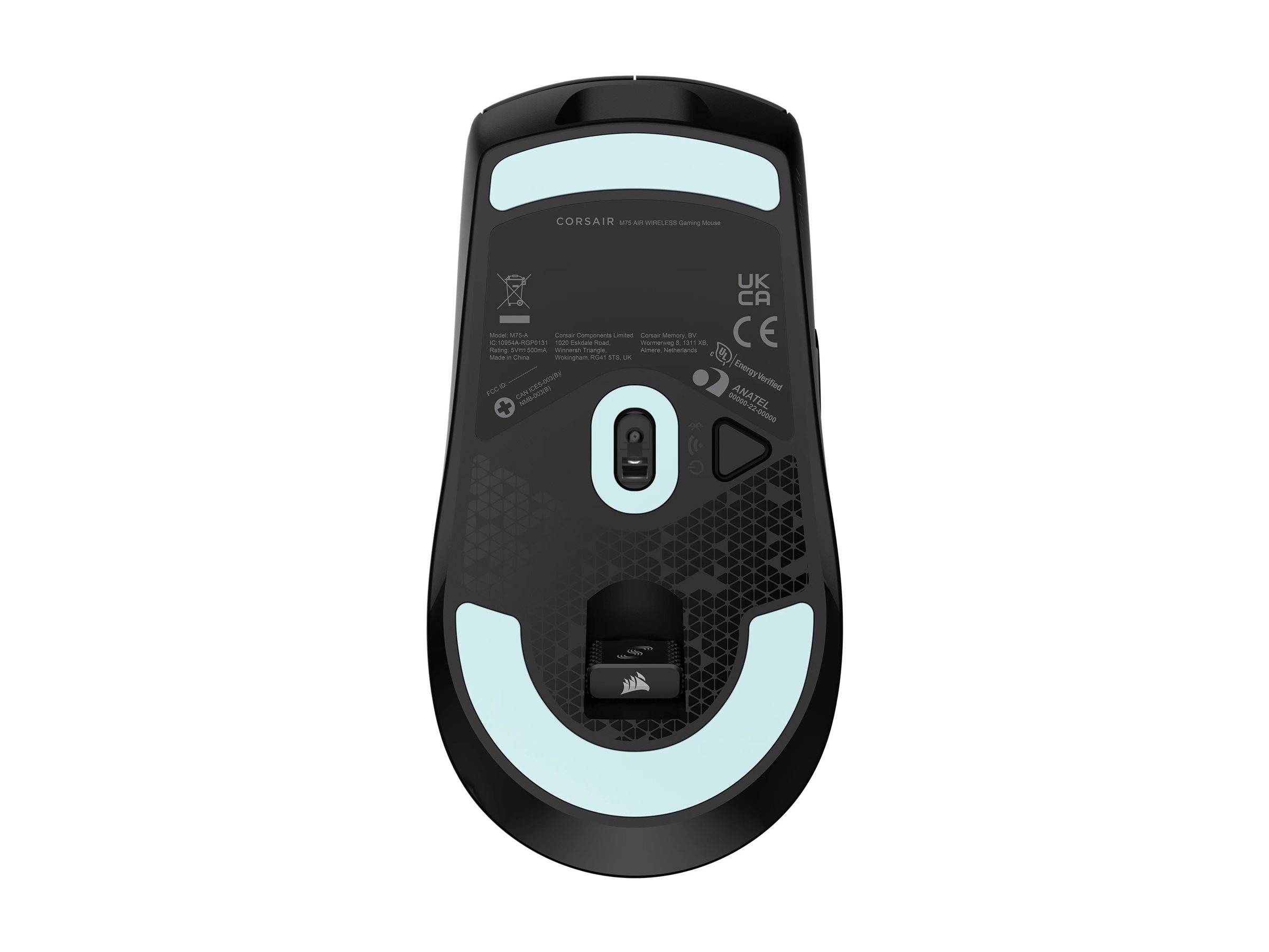 Corsair M75 AIR - Maus - optisch - 5 Tasten - kabellos - 2.4 GHz, Bluetooth - kabelloser Empfänger (USB)-2