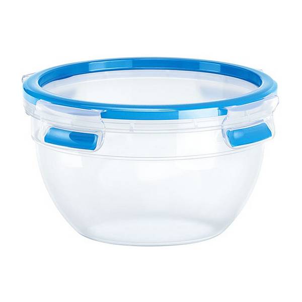 EMSA 518096 CLIP & CLOSE FRISCHHALTEDOSE RUND, Box, Rund, 1,1 l, Transparent, Polypropylen (PP), Thermoplastisches Elast