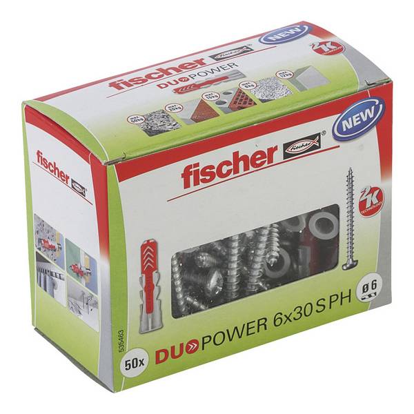 Fischer 50x DUOPOWER 6 x 30 mm S PH LD - 535463