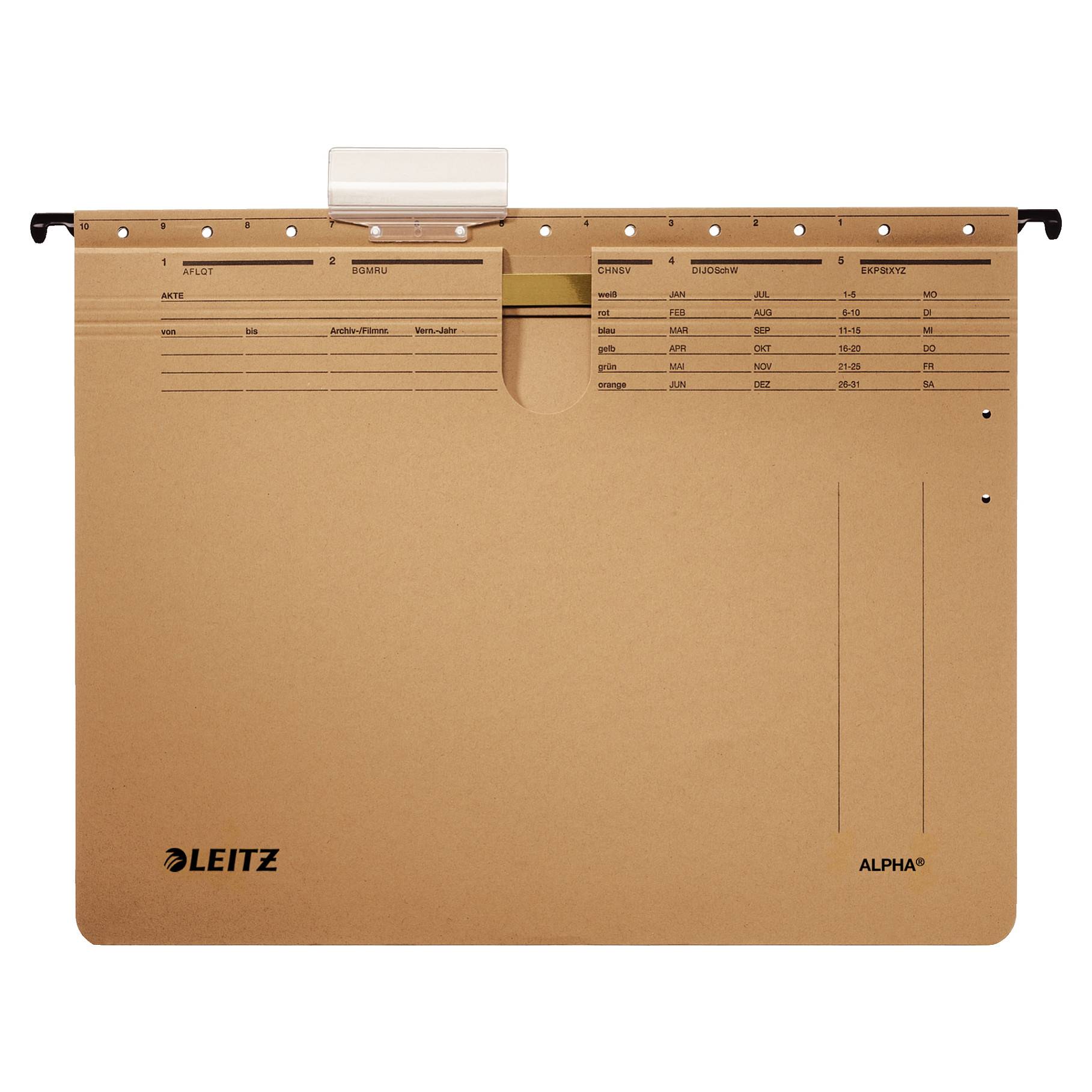 Leitz Hängehefter ALPHA 19140000 A4 kfm. Heftung br 25 St./Pack.-0