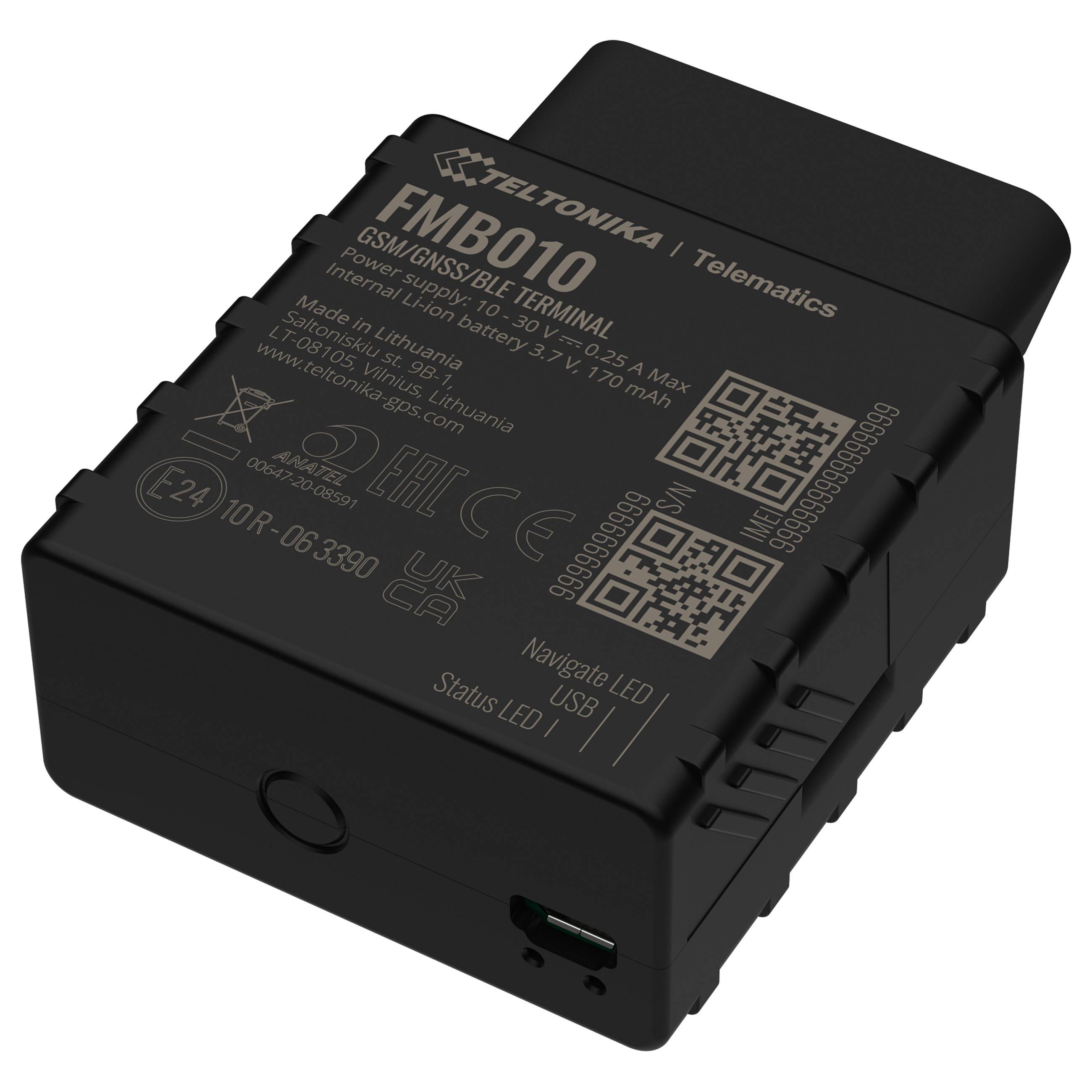 Teltonika · Tracker GPS · FMB010 · Fahrzeug · GNSS/GSM/BLE 4.0 - Mobiltelefon - Bluetooth-0