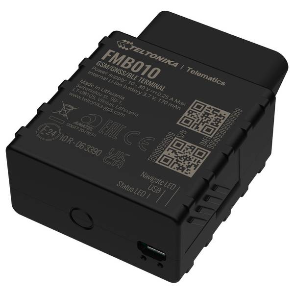 Teltonika · Tracker GPS · FMB010 · Fahrzeug · GNSS/GSM/BLE 4.0 - Mobiltelefon - Bluetooth