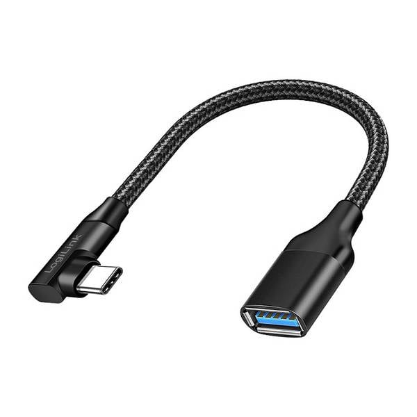 LogiLink USB 3.2 Gen2 Typ-C Adapter C/M> USB-A/F OTG - Adapter - Digital/Daten