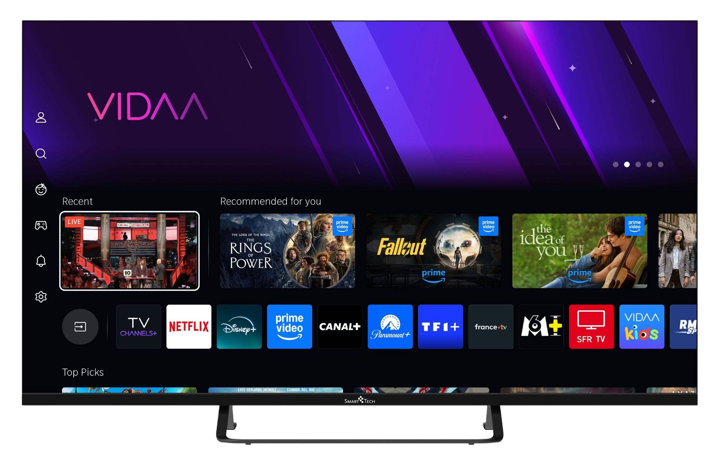 Smart Tech 40QV02V QLED Fernseher 40 Zoll Smart TV VIDAA Full HD Auflösung und Triple-Tuner (2026)-1
