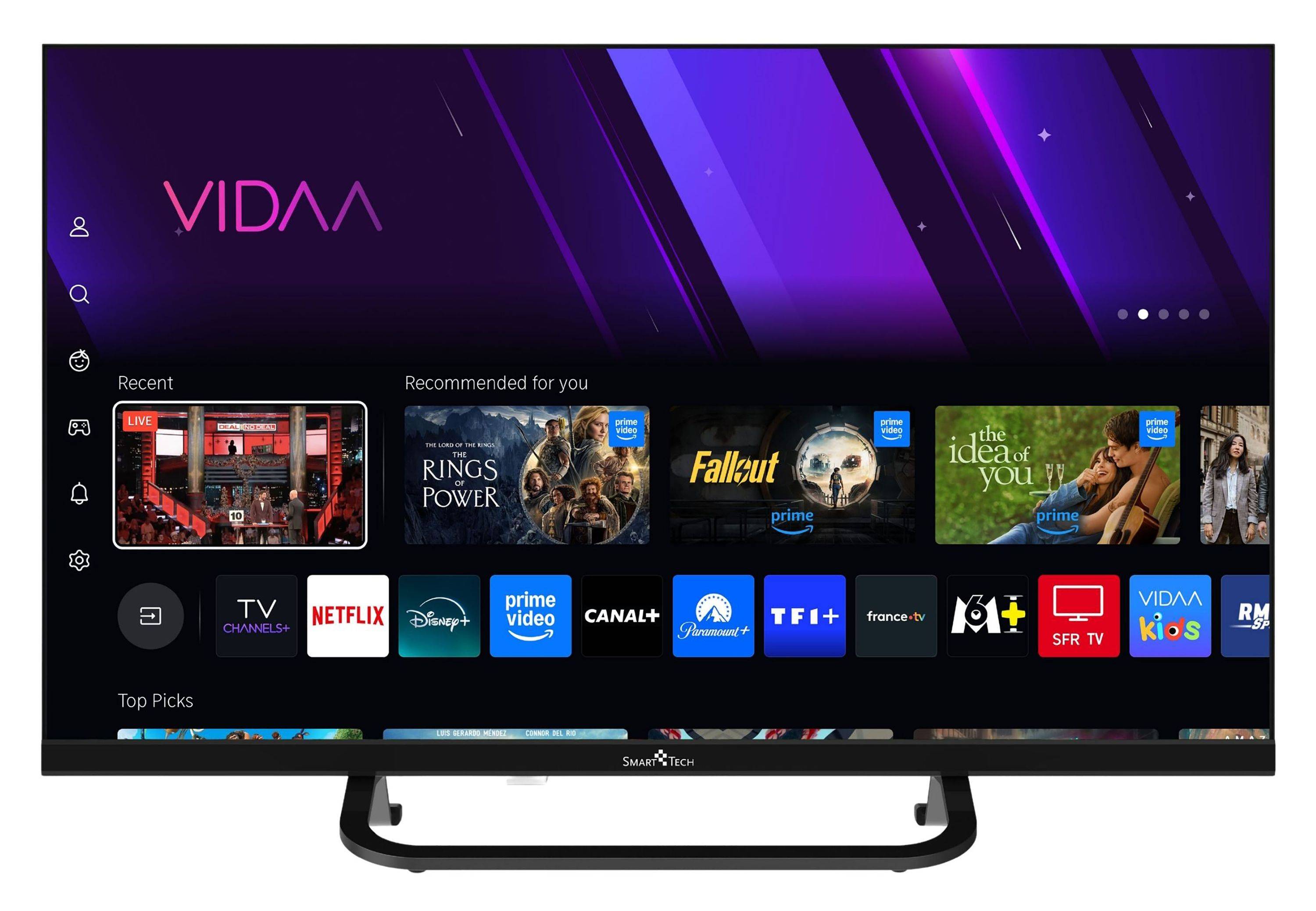 Smart Tech 24QV02VC QLED Fernseher 40 Zoll Smart TV VIDAA HD ready, 12 Volt und Triple-Tuner (2026)-1