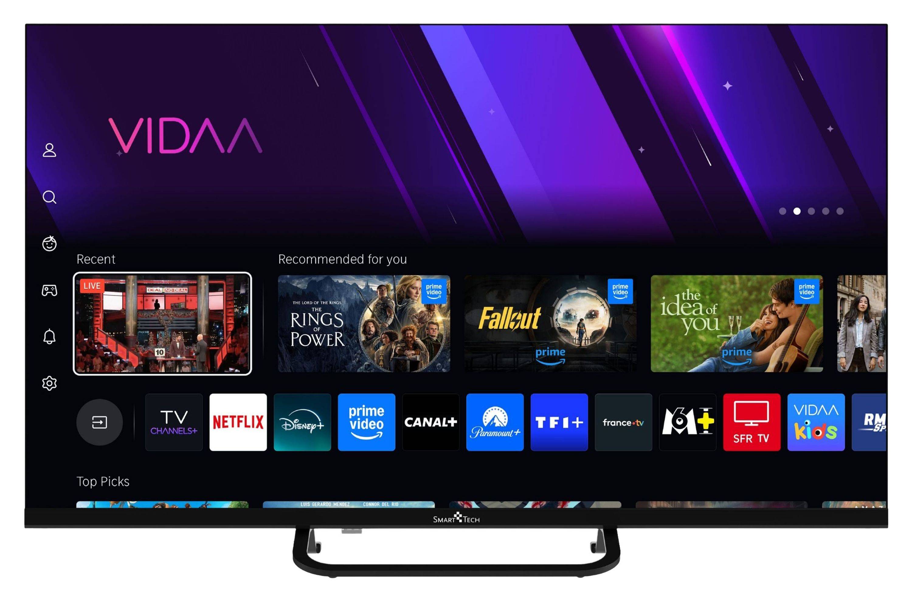Smart Tech 32QV02V QLED Fernseher 40 Zoll Smart TV VIDAA HD ready Auflösung und Triple-Tuner (2026)-1