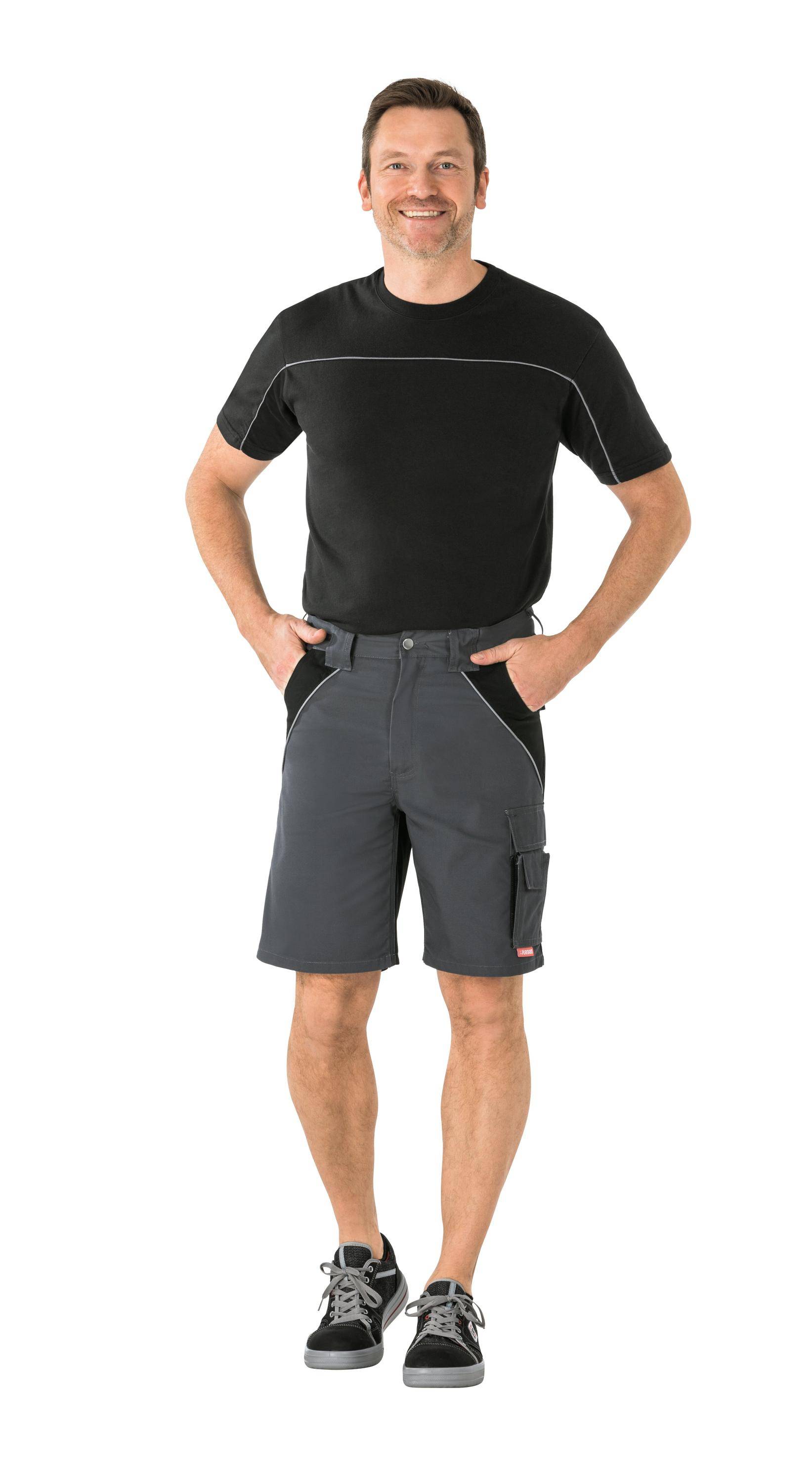 Planam Shorts Plaline schiefer/schwarz Gr. L-1